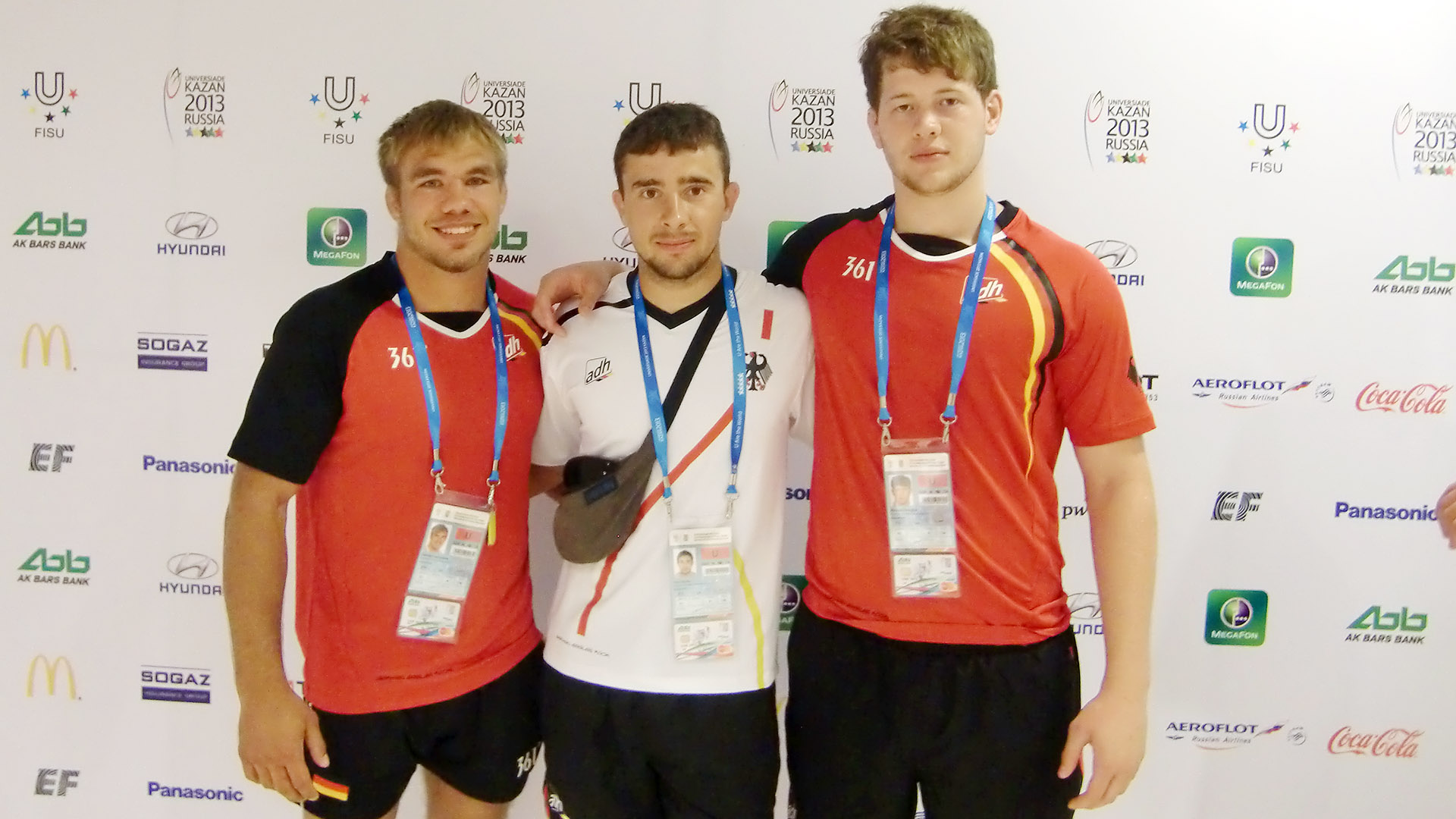 Ringer vom RSV-Rotation Greiz bei der Sommer-Universiade 2013 in Kazan
