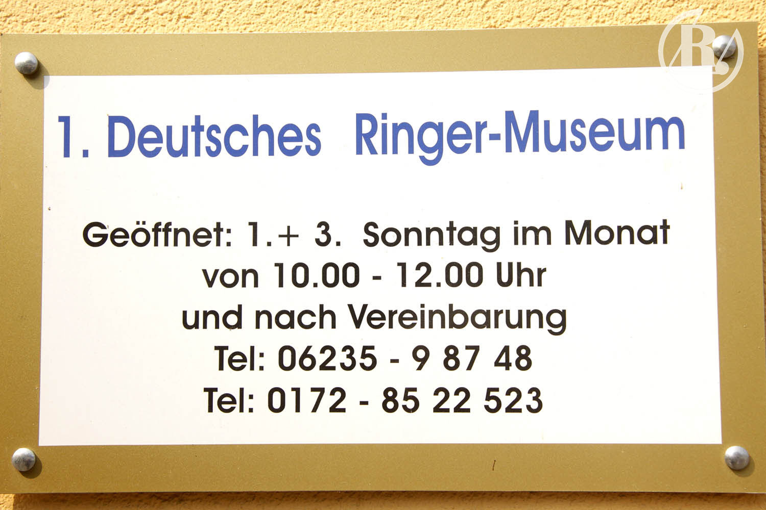1. Deutsche Ringermuseum zeigt eine Sonderausstellung über Uwe Neupert