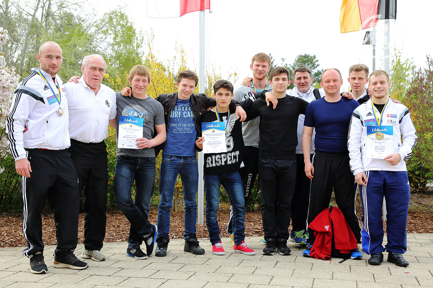 Ringen: Mitteldeutschen Meisterschaften der Männer in Luckenwalde