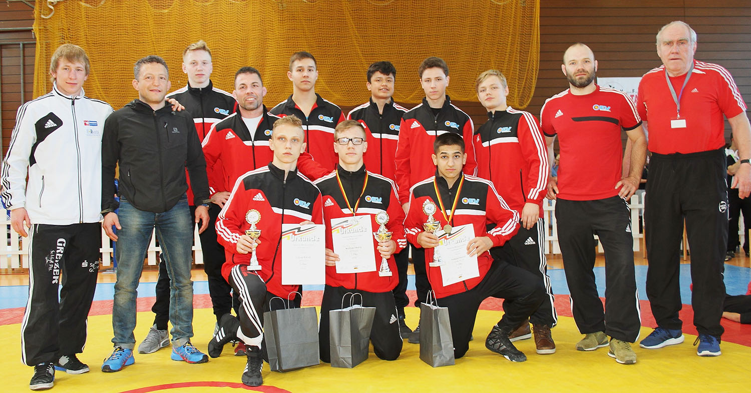 Deutsche Meisterschaft im Ringen A-Jugend Freistil in Eppelborn