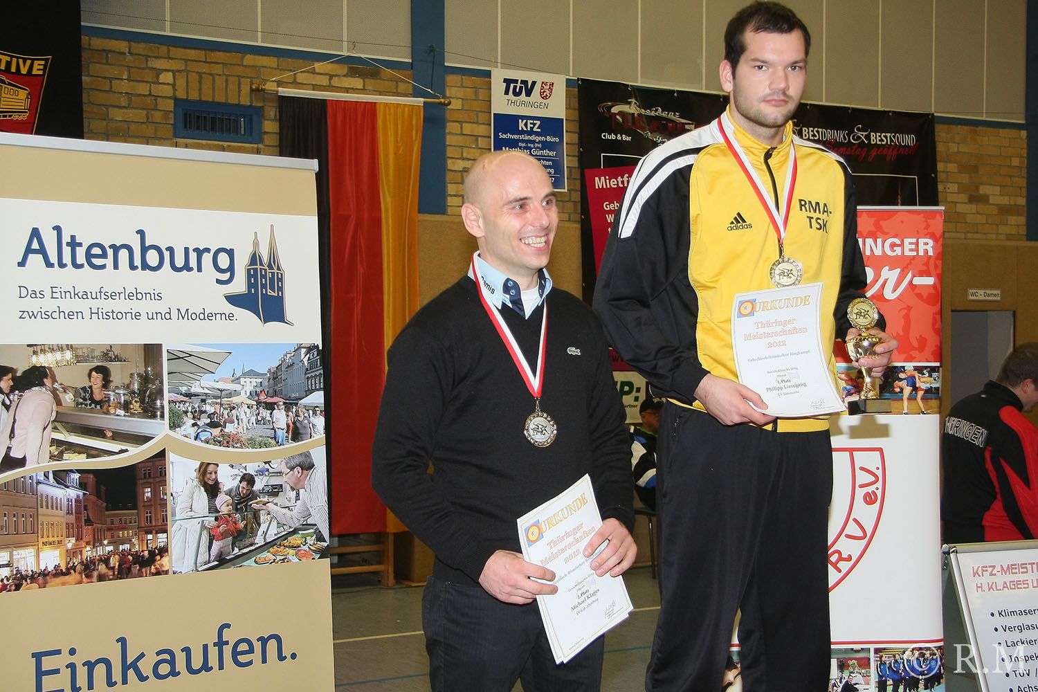 22 Medaillen für Greizer Ringer in Altenburg