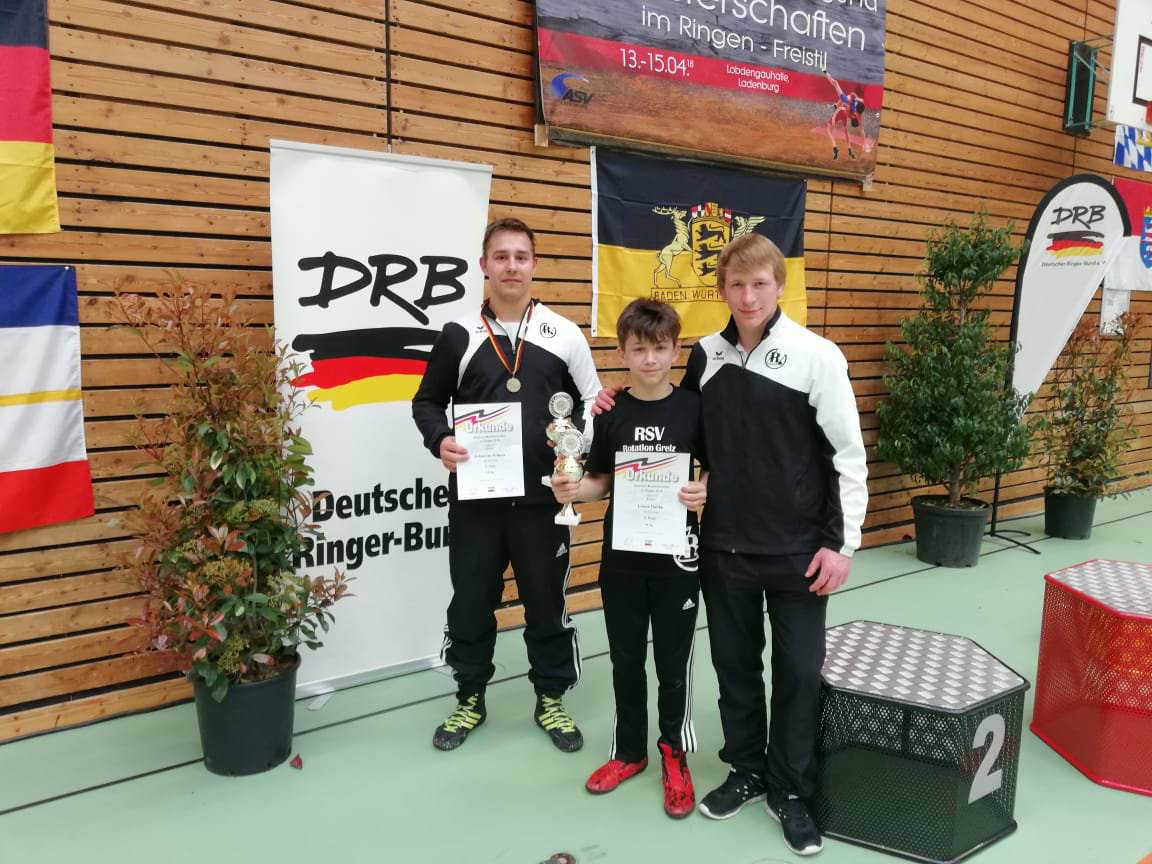 RSV Rotation: Johannes Krause erkämpft dritten Platz bei Deutschen Meisterschaften