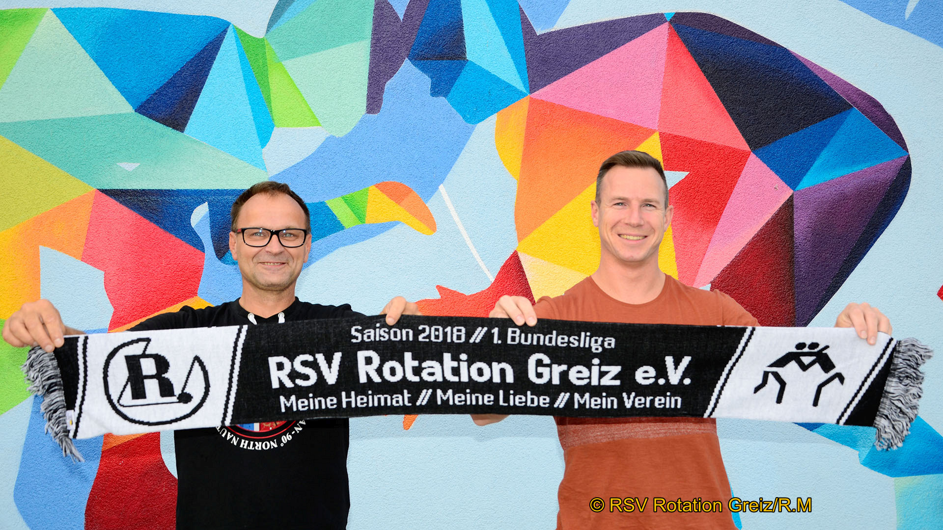 RSV Rotation Greiz: Fanschals zum ersten Heimkampf