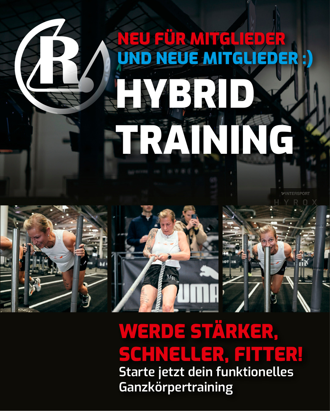 WERDE STÄRKER, SCHNELLER, FITTER!