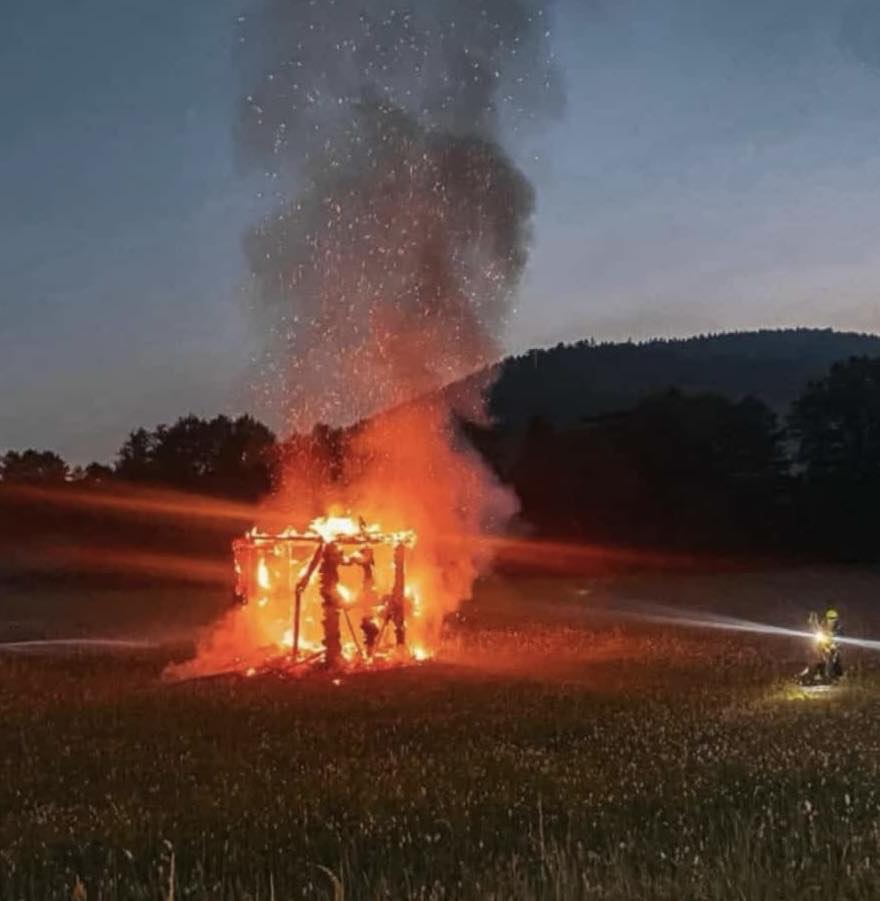 Vermutlich Brandstiftung im Fürstlich Greizer Park